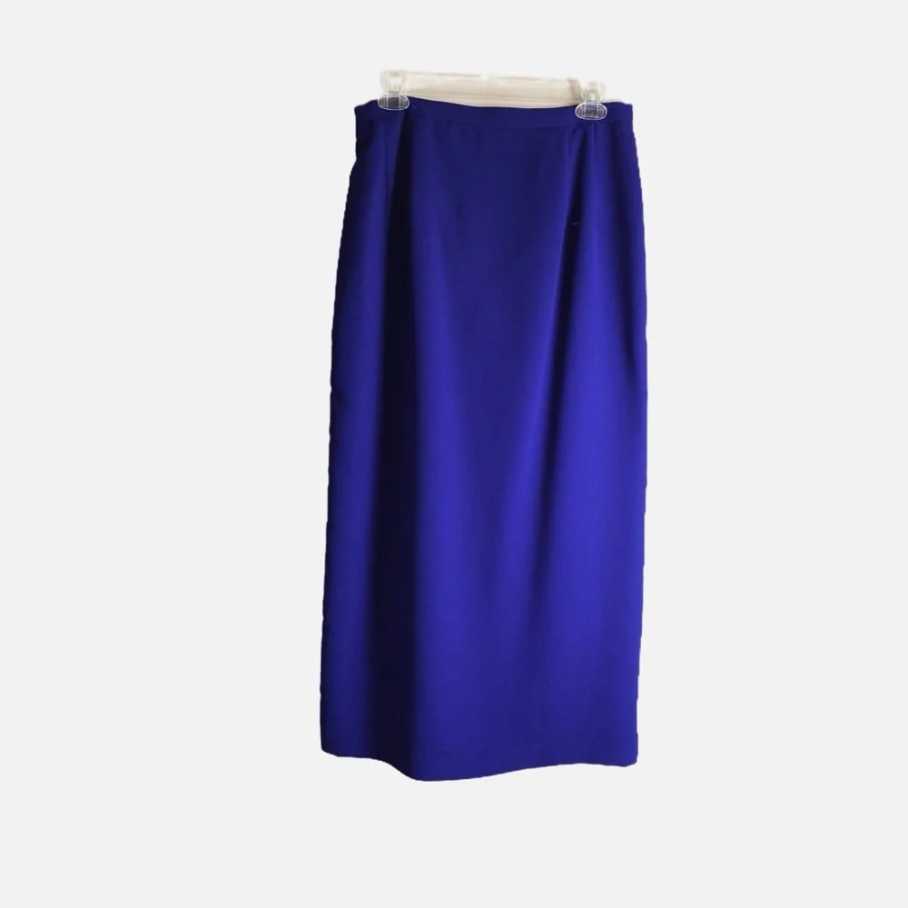Plaza South Royal Blue Skirt Suit 12